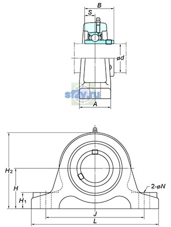Фото подшипника UCIP328