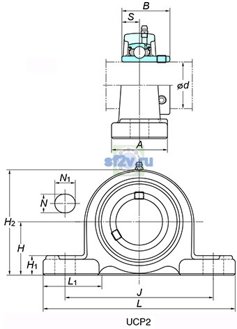 Фото подшипника UCPX13