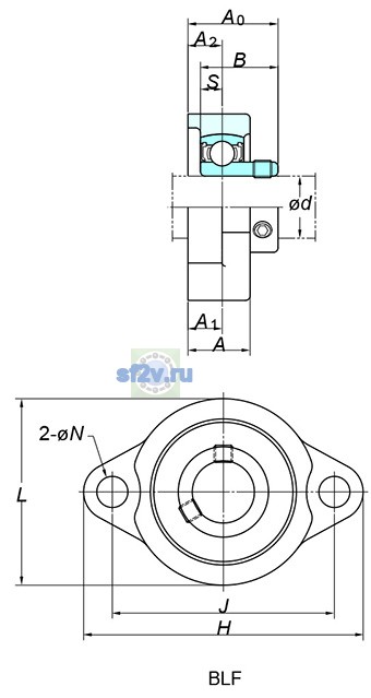Фото подшипника UFL003