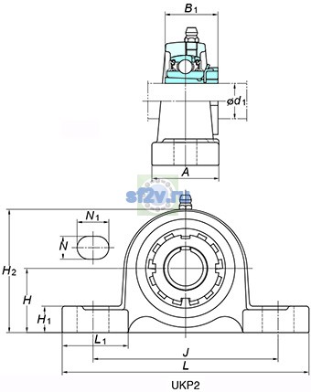 Фото подшипника UKP209