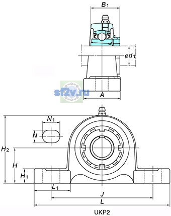 Фото подшипника UKP211