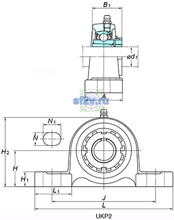 Фото подшипника UKP305
