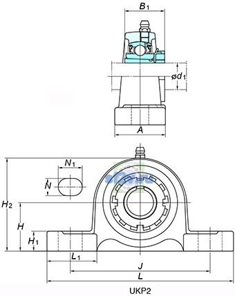 Фото подшипника UKP309
