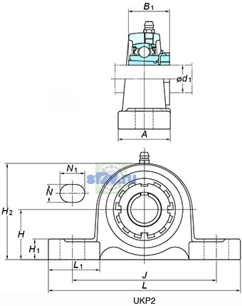 Фото подшипника UKP310