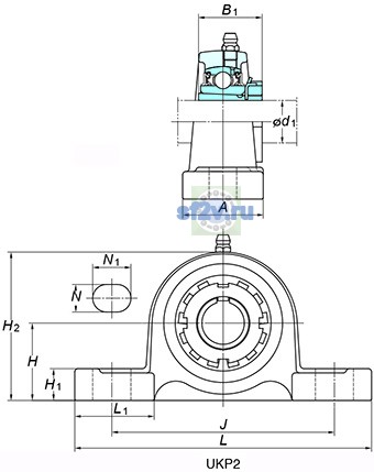 Фото подшипника UKP311
