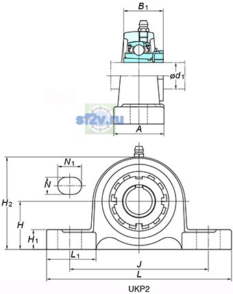 Фото подшипника UKP312