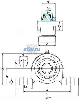 Фото подшипника UKP317