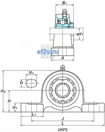 Фото подшипника UKP324