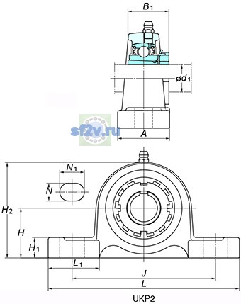 Фото подшипника UKP326