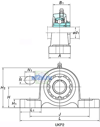 Фото подшипника UKP328