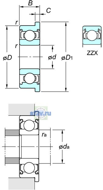 Фото подшипника WF685 ZZ