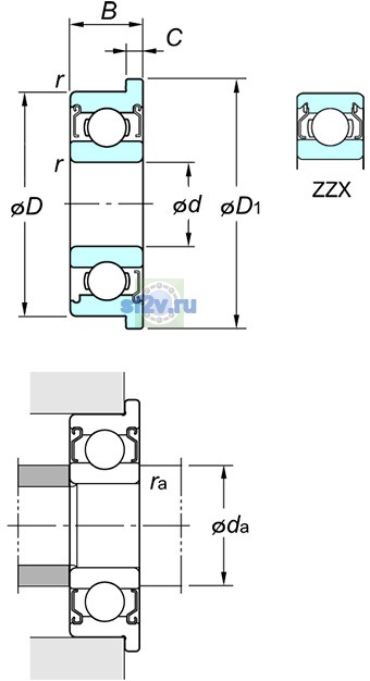 Фото подшипника WF689 ZZ