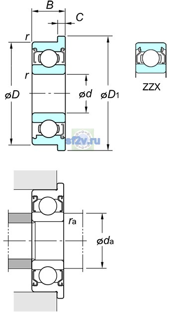 Фото подшипника WF692 ZZ