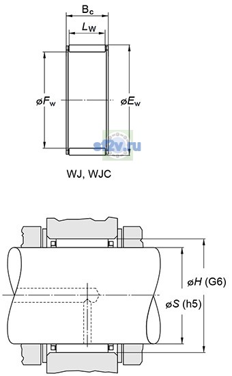 Фото подшипника WJ-809624