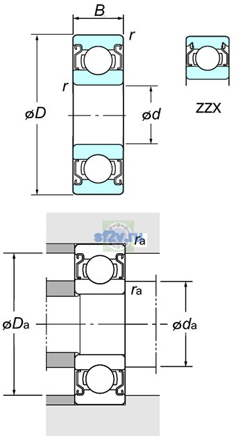 Фото подшипника WML1506 ZZX